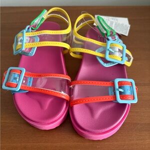 NWT - Baby Gap Girls Colorful Strap Sandals